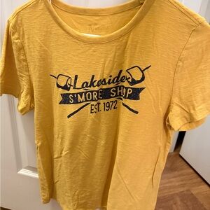 Natural Reflections Yellow Short Sleeve Tee